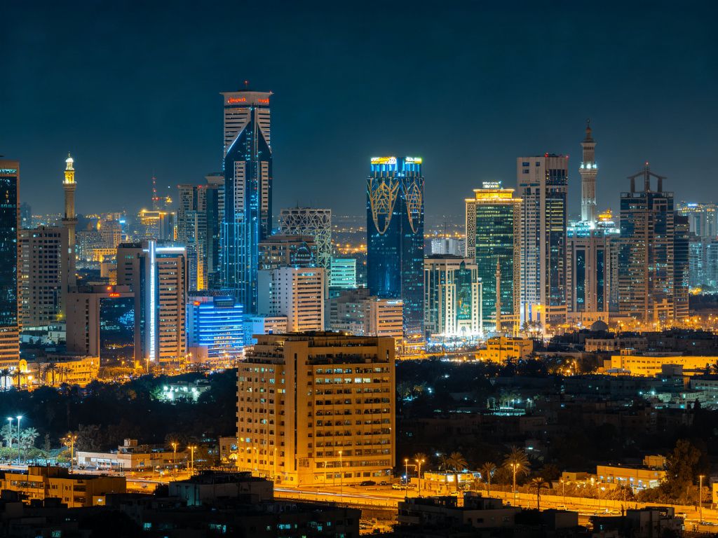 开罗城市夜景